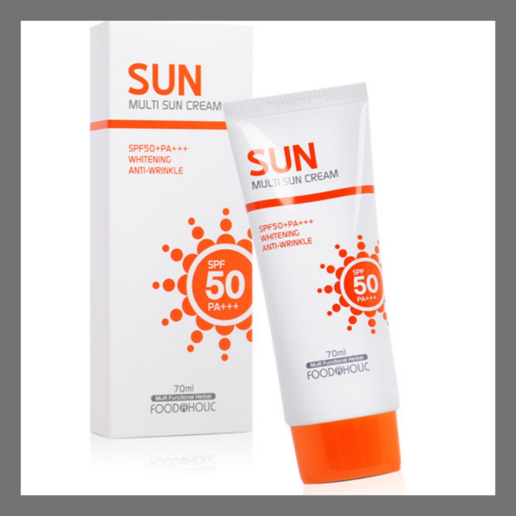 FOODAHOLIC MULTI SUN CREAM SPF50+ PA+++ 70ml | Shopee Philippines