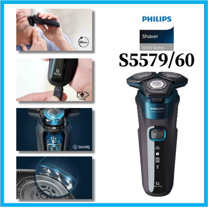 Philips S5579/60 series 5000 Wet & Dry electric shaver Powerful shave