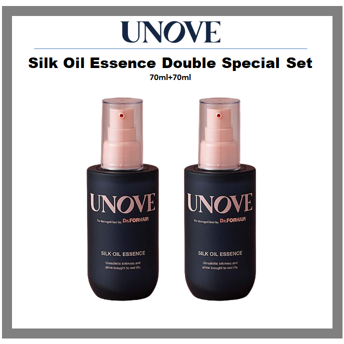 [UNOVE] Silk Oil Essence 70ml (Single/Double set) | Shopee Philippines