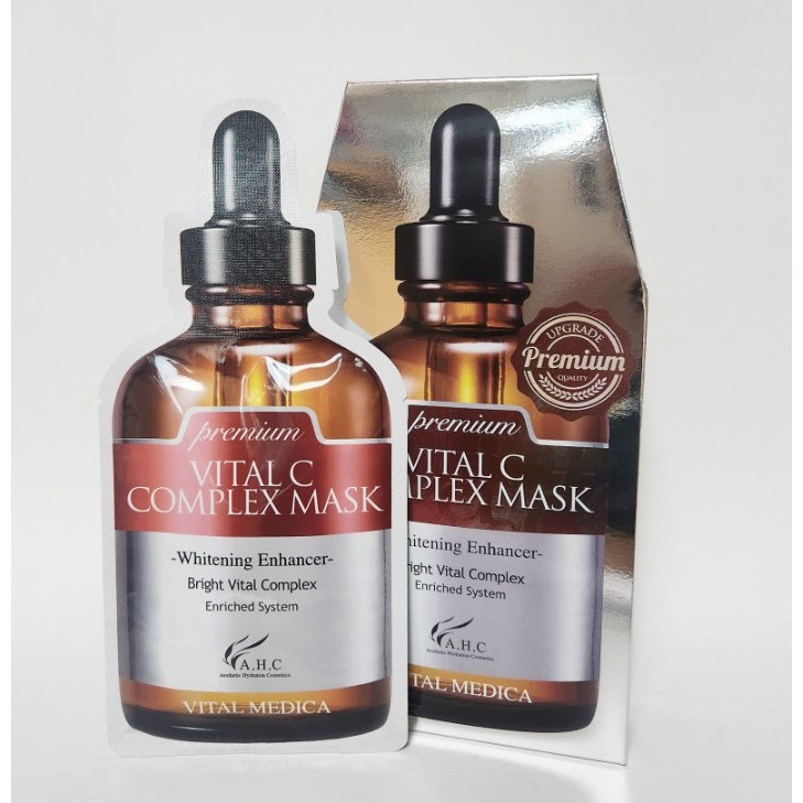 AHC Premium Vital C Complex Mask 27g 5p | Shopee Philippines