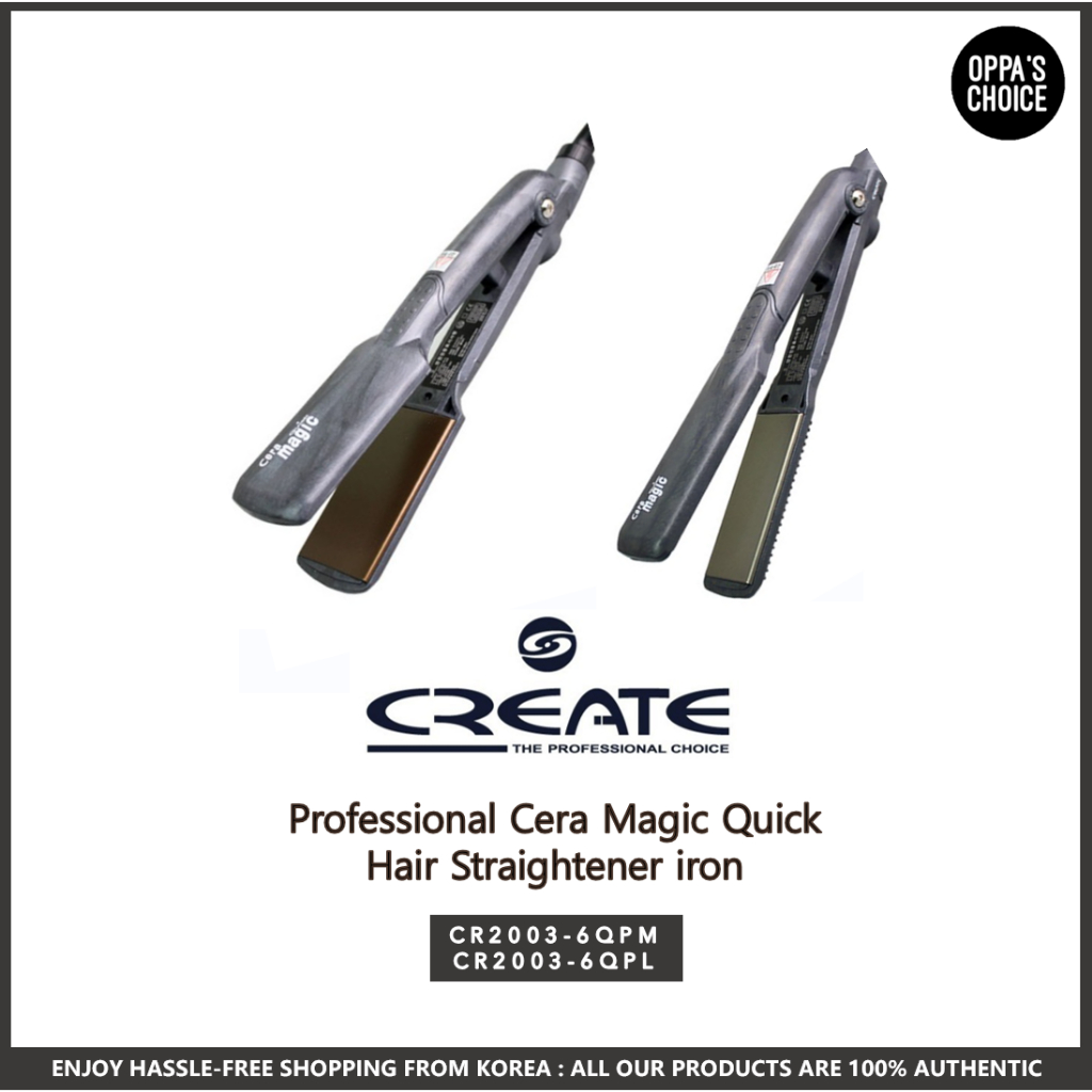 CREATE Cera magic quick Hair straightener iron (CR2003-6QPM / CR2003 ...