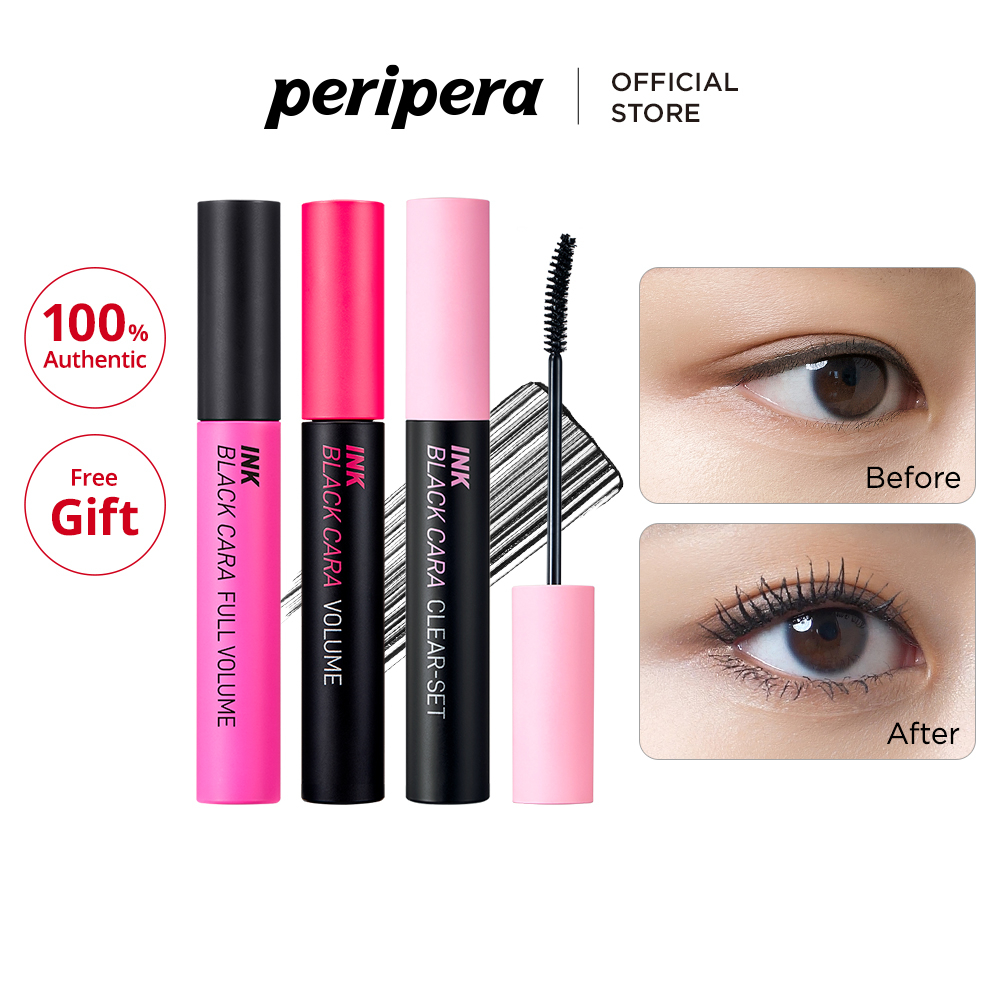 [PERIPERA] Ink Black Cara Mascara 7g | Drop-free, Curling, 3D Volume ...