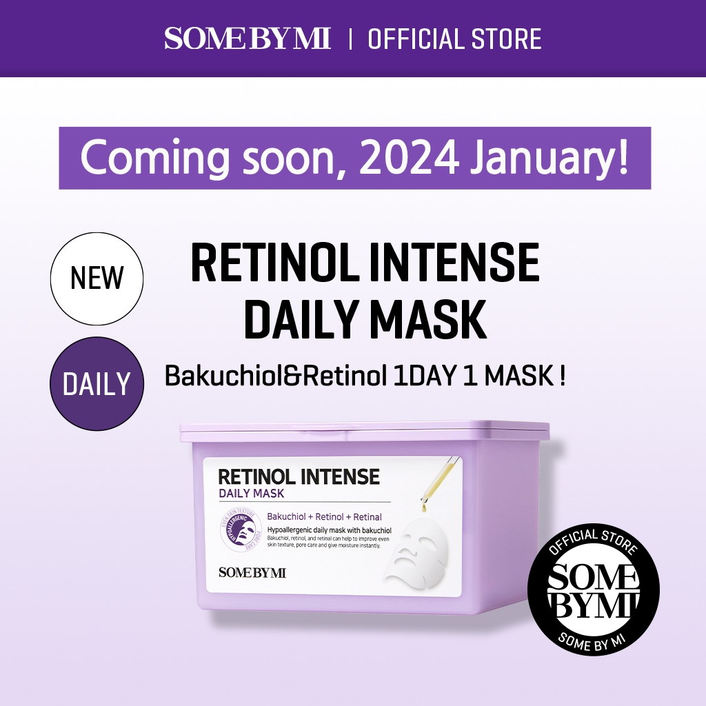 [NEW] SOME BY MI RETINOL INTENSE DAILY MASK, Bakuchiol, Retinol