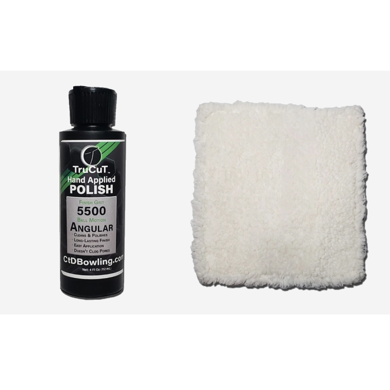 TruCuT Hand Applied Bowling Ball Polish Kit (TruCuT 4oz + Dedicated