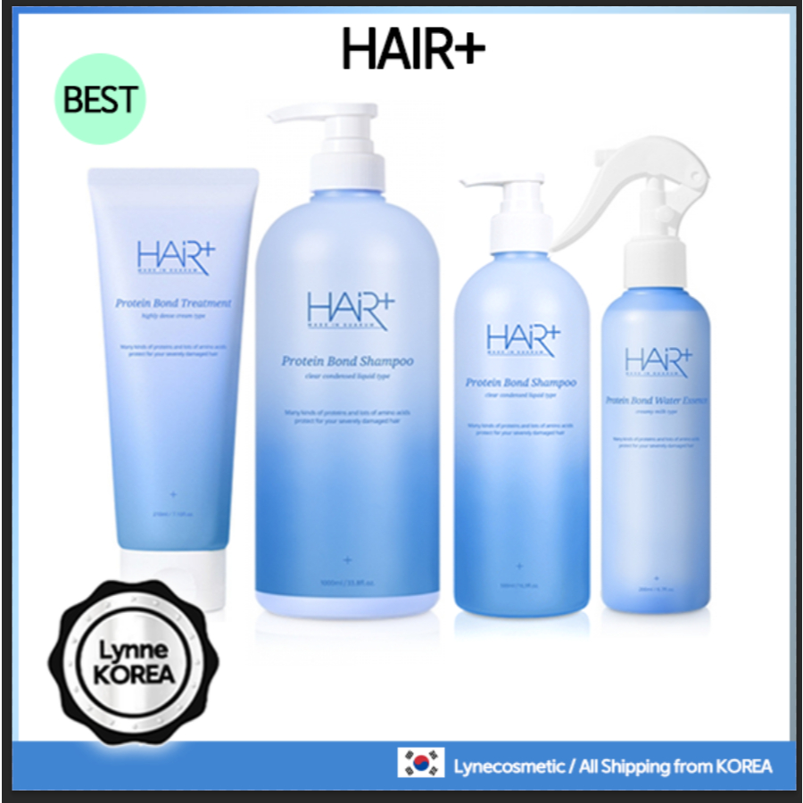 HAIR PLUS HAIR+ Protein Bond Collection(Shampoo /Treatment /Ampoule ...