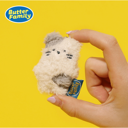[BUTTER SHOP] Mini Keyring Fabric Doll Type - Milkcat | Shopee Philippines
