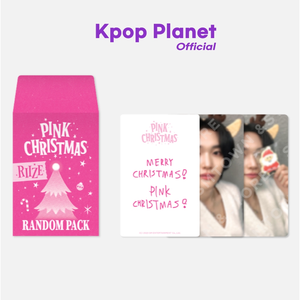 RIIZE - 2023 PINK CHRISTMAS RANDOM PACK | Shopee Philippines