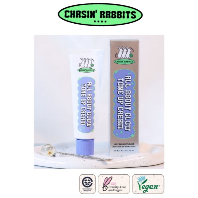 [CHASIN RABBIT] ALL ABOUT GLOW TONE UP CREAM 50ml /VEGAN | Shopee ...