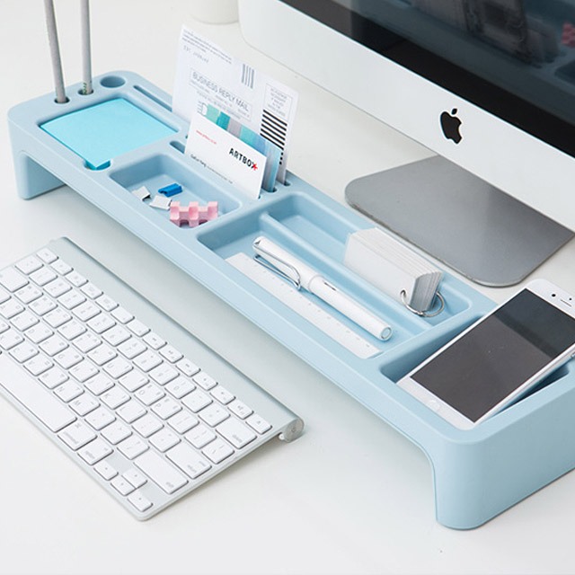 Monitor space Desktop drawer Monitor storage Smartphone storage