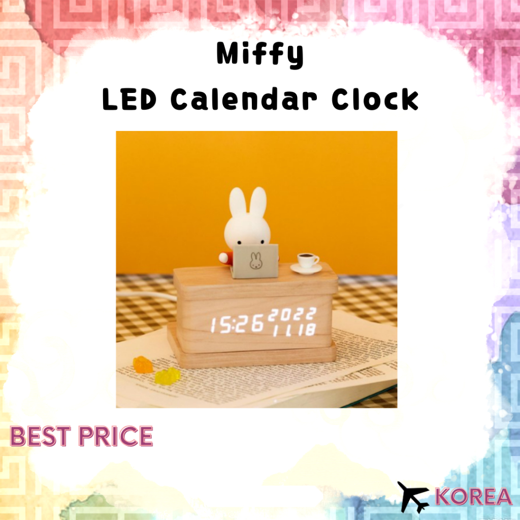 Miffy LED Electronic Calendar Desk Clock Shopee Philippines