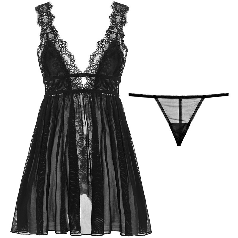 SG Lace Seduction Women Sexy Lace Lingerie Dress Nightwear Pyjamas ...