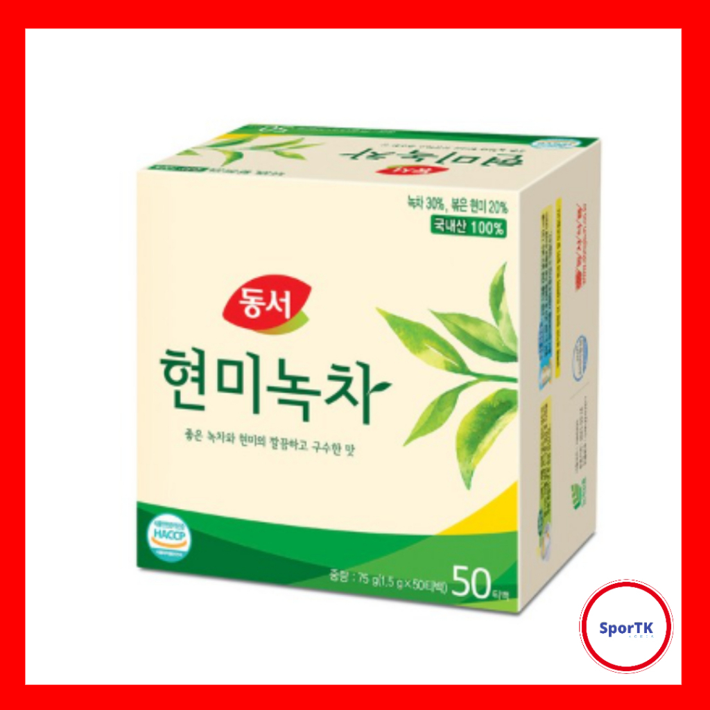 DONGSUH Brown Rice Green Tea 50T Korea Healthy Tea Bags | Shopee ...