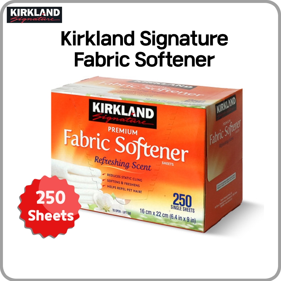 [COSTCO] Kirkland Signature Fabric Softener Sheet / 250sheets (1box
