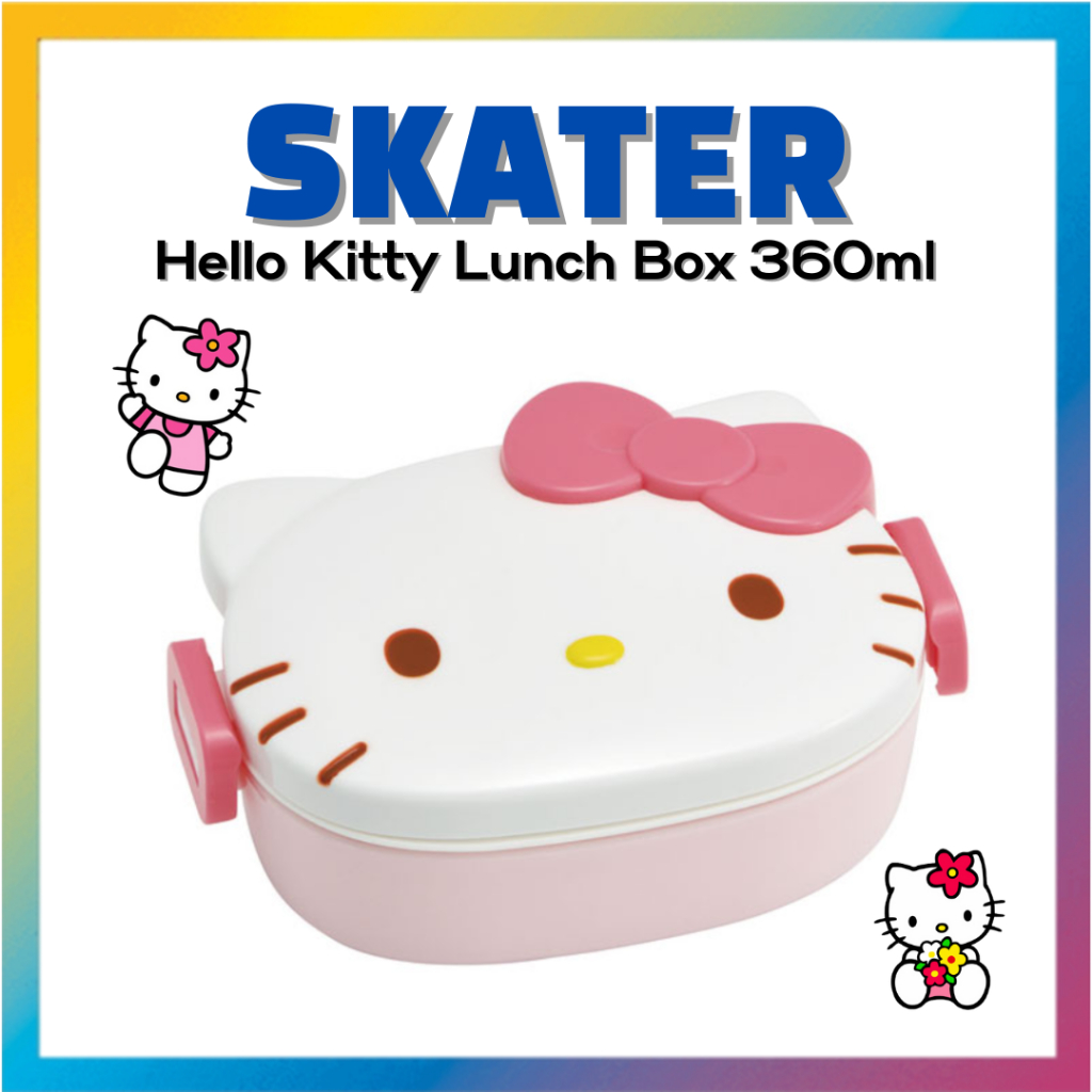 [SKATER] Hello Kitty face lunch box Bento 360ml QAD4 | Shopee Philippines