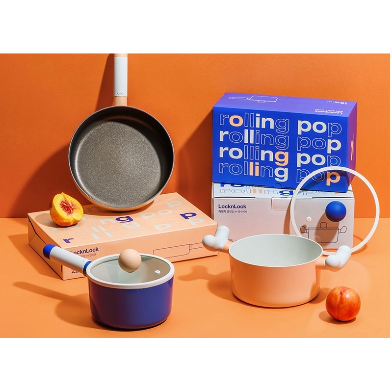 Locknlock Korea Rolling Pop Ih Pot & Pan Cookware Shopee Philippines