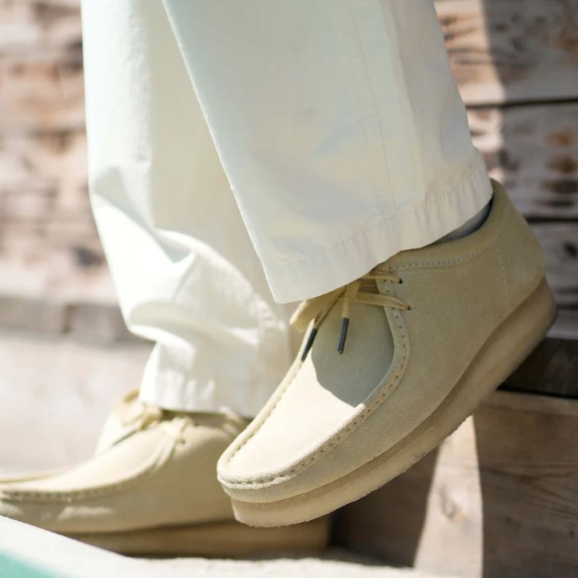 新品未使用 Clarks Wallabee Boot Maple UK8 気軽 1/2