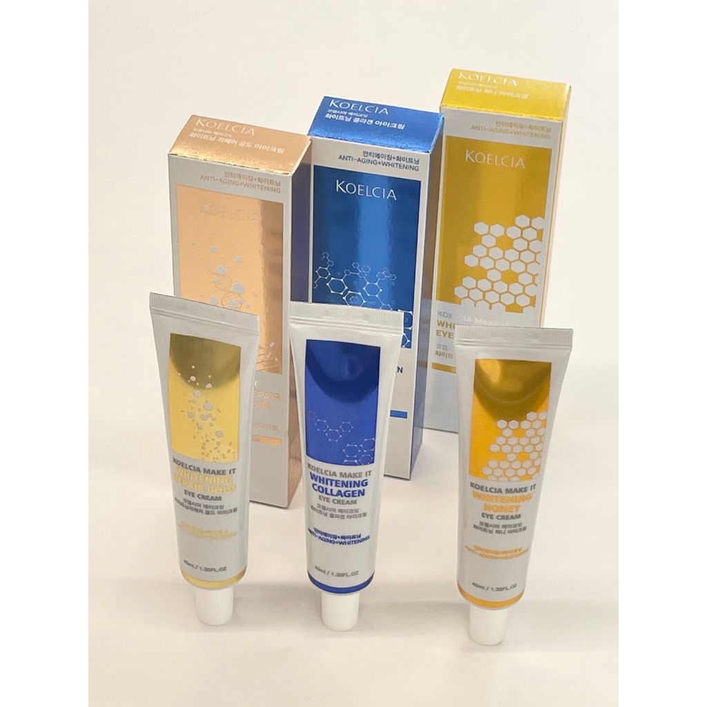 Koelcia Make It Whitening Eye Cream made in Korea and shipping from
