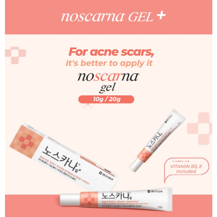 NOSCARNA Gel 10g/20g for Acne Blemish Scars Removal, Clear Marks ...