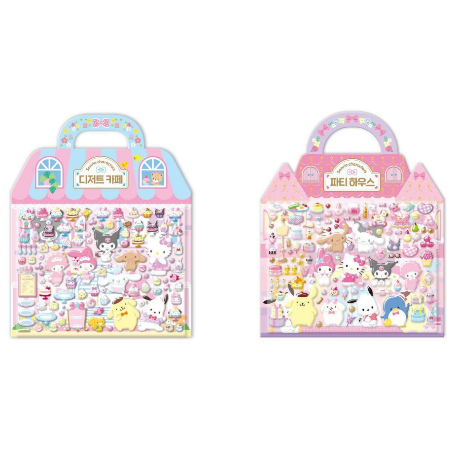 Sanrio Characters Sticker 3D Cafe & Party House Puffy Stickers Hello