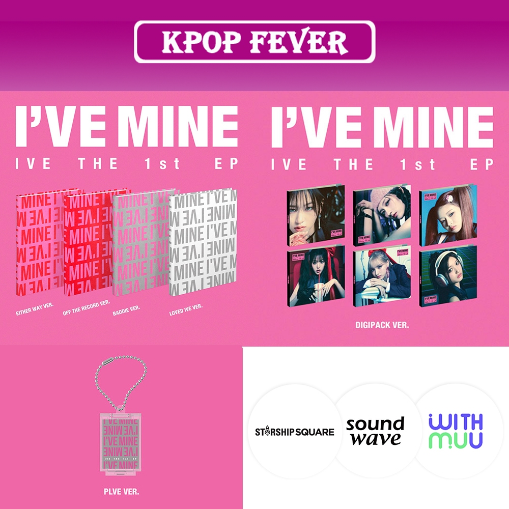 [ POB ] IVE - [ I'VE MINE ] THE 1st EP ( STANDARD ver, Digipack ver ...