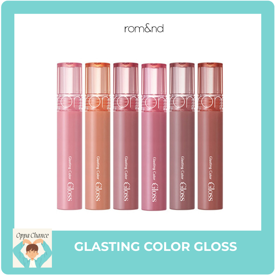 *New special set* [Rom&nd] Glasting Color Gloss (6 colors) | Shopee ...