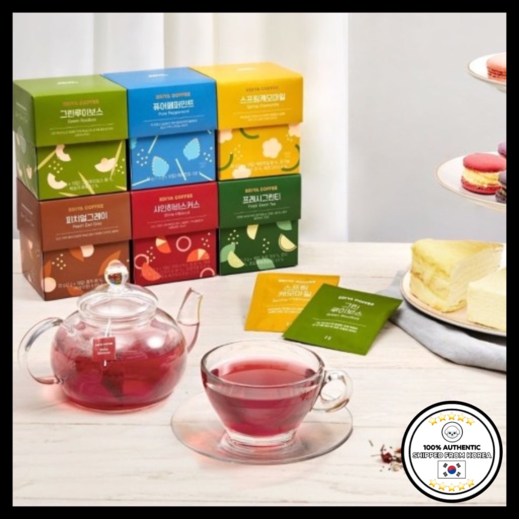 197_Ediya Premium Herb Tea 10 Bags 5 Flavors (Korean Tea) | Shopee ...