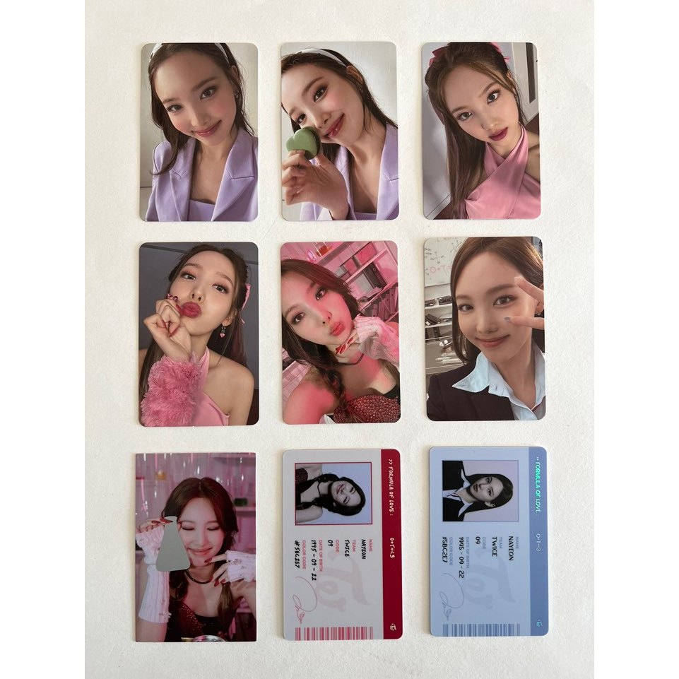 TWICE 3rd Album Formula Of Love : O+T=3 Official Index Postcard [Mina - 13