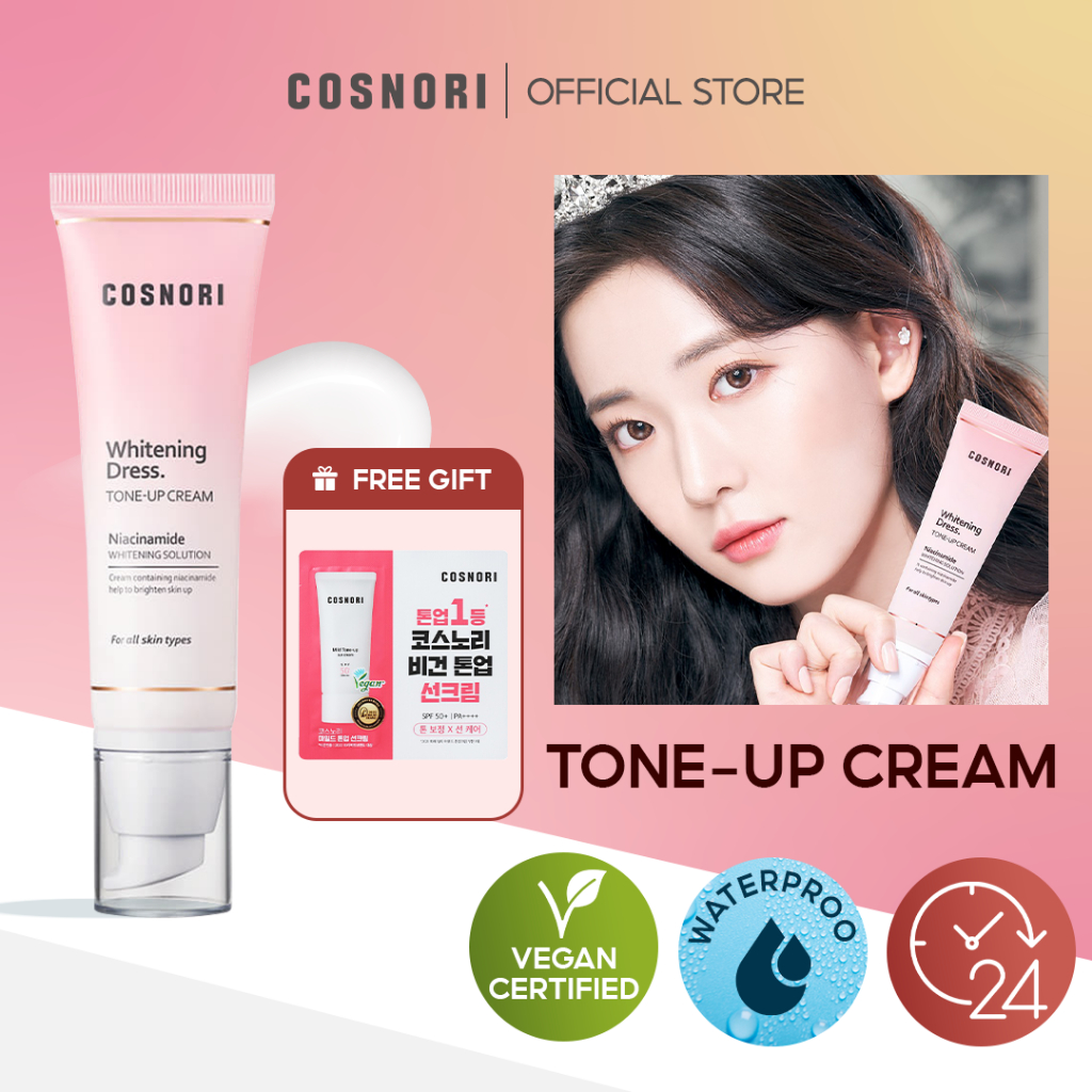 [COSNORI] Whitening Dress Cream 50ml/25ml (Tone-up Cream) | Shopee ...