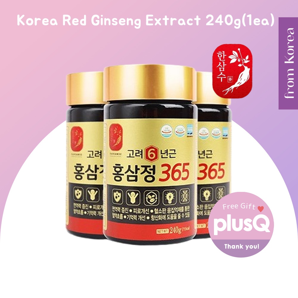 6years Korea Red Ginseng Extract 365 Saponin Panax 240g Q259 Shopee Philippines