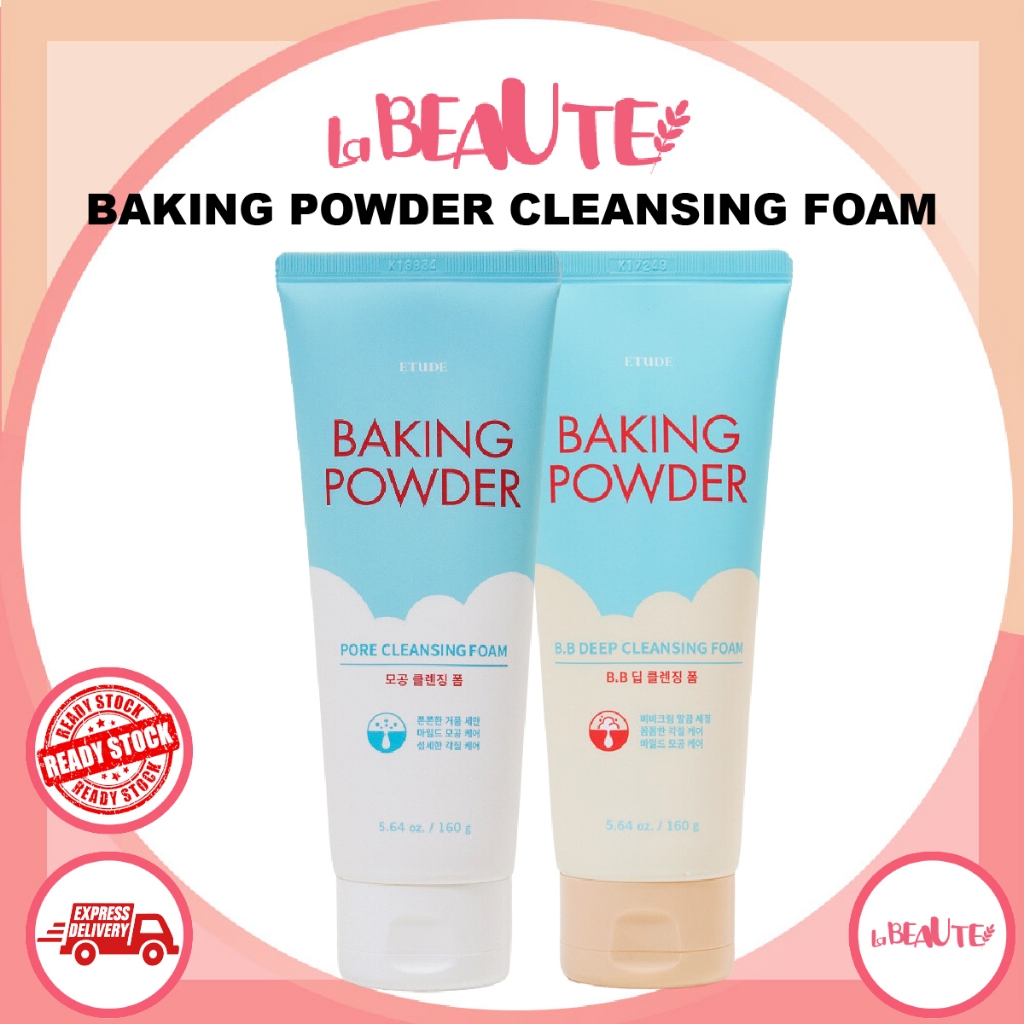 Etude House Baking Powder Pore 160ml / BB Deep Cleansing Foam 160ml ...