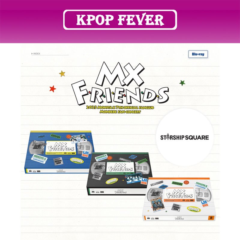 ミュージック MX FRIENDS DVD 楽天市場】MONSTA X - 2023 7TH OFFICIAL FANCLUB MONBEBE FAN
