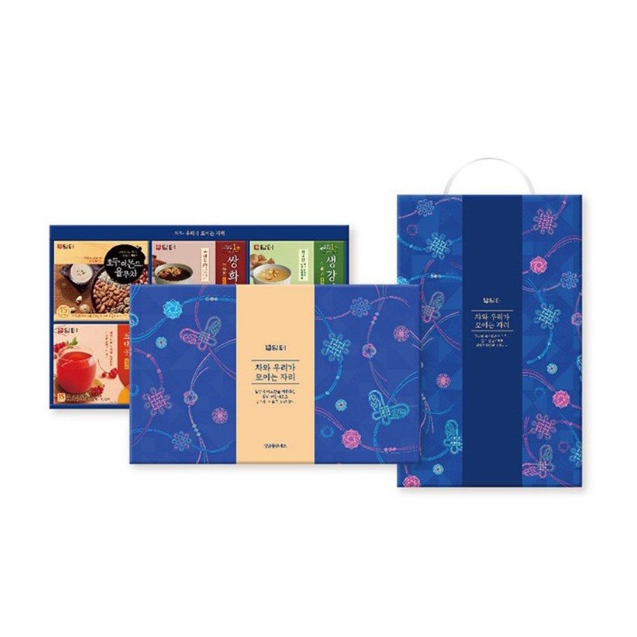 Damteo Jeongdam Comprehensive Set of 6 Traditional Tea Yulmu Tea Ginger ...