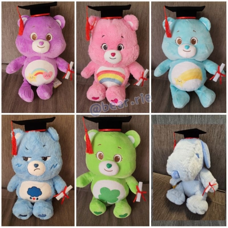 44cm(Hat to Leg) Care bear Graduation bear plush Mini Shiba inu ...