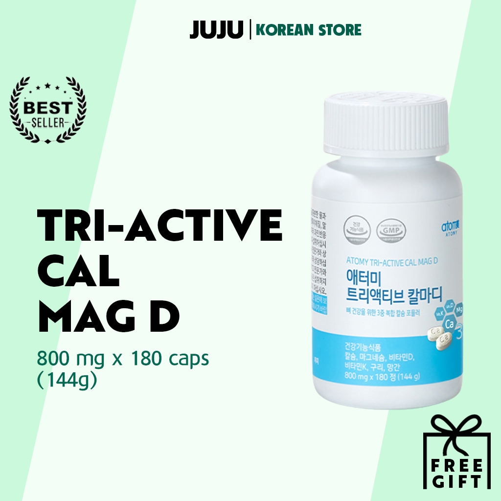 Atomy / Tri-Active Cal Mag D 800mg x 180 Tablets | Shopee Philippines