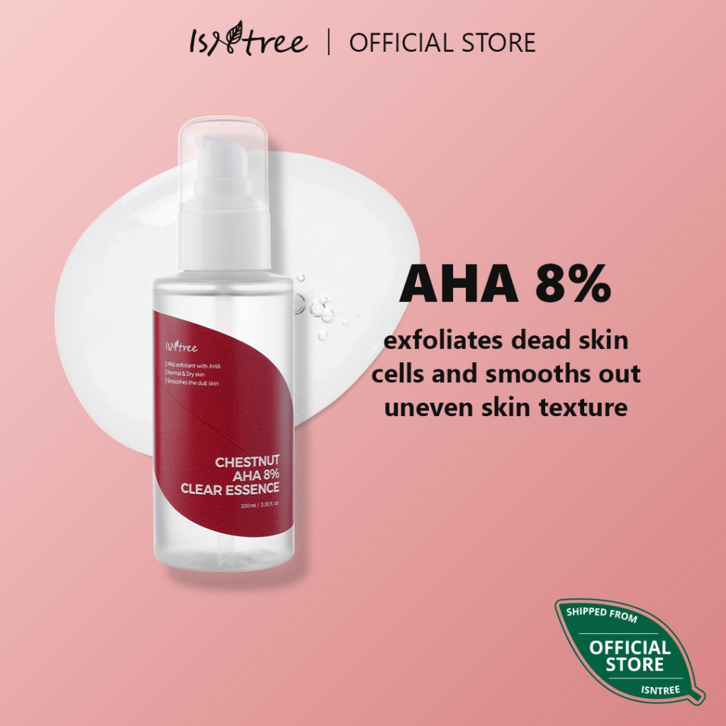 Isntree Chestnut AHA 8% Clear Essence 100ml | Shopee Philippines