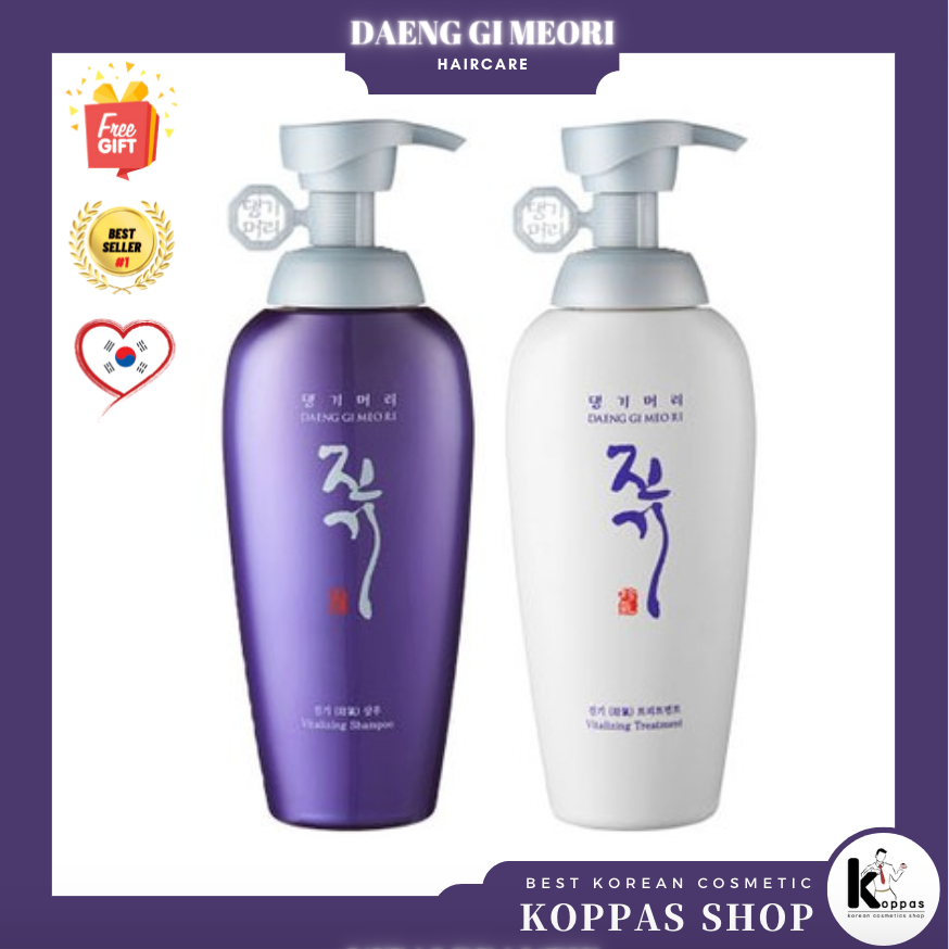 Daeng Gi Meo Ri- Jin Gi Vitalizing Shampoo/Treatment 500ml | Shopee ...