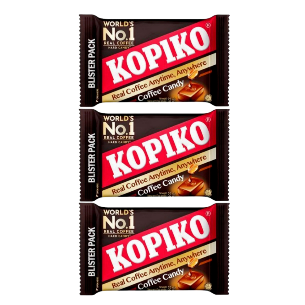 Kopiko Coffee & Cappuccino Hard Candy Variety Pack - Pack Of 8, Coffee-Flavored Sweets