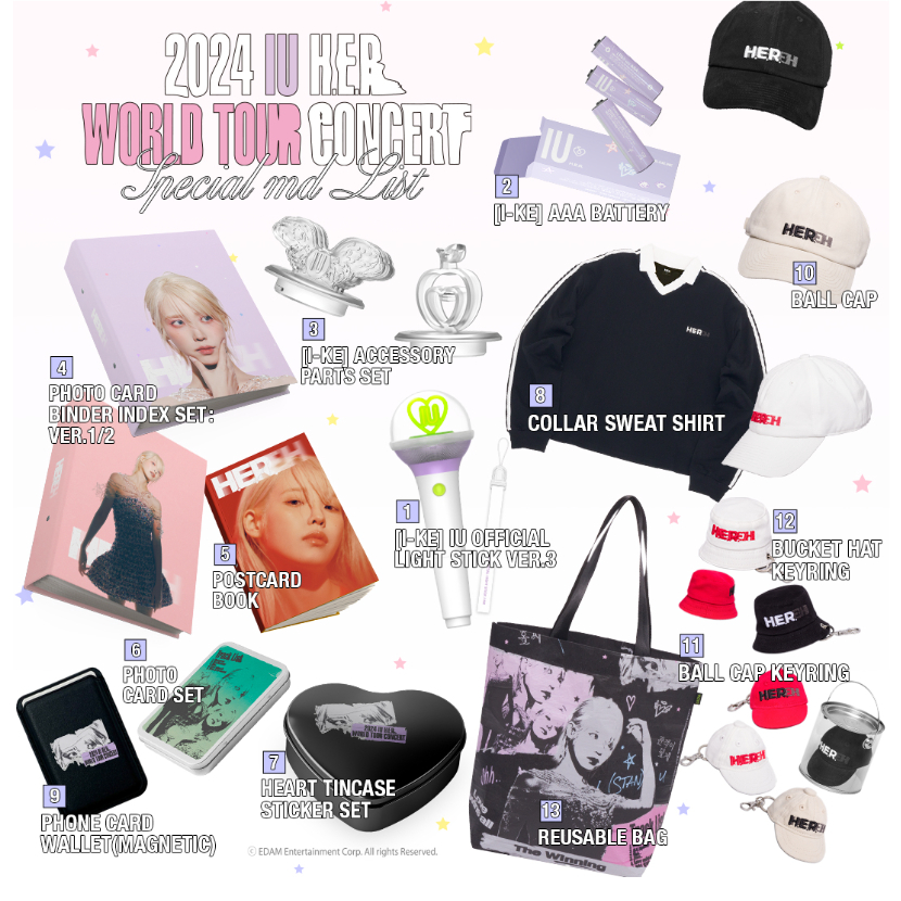 2024 IU H.E.R WORLD TOUR CONCERT Site Official MD | Shopee Philippines