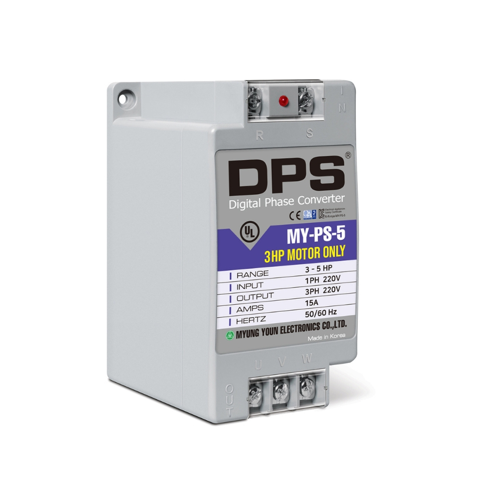 Phase Converter, SinglePhase to 3 Phase Converter, MYPS5 model Must