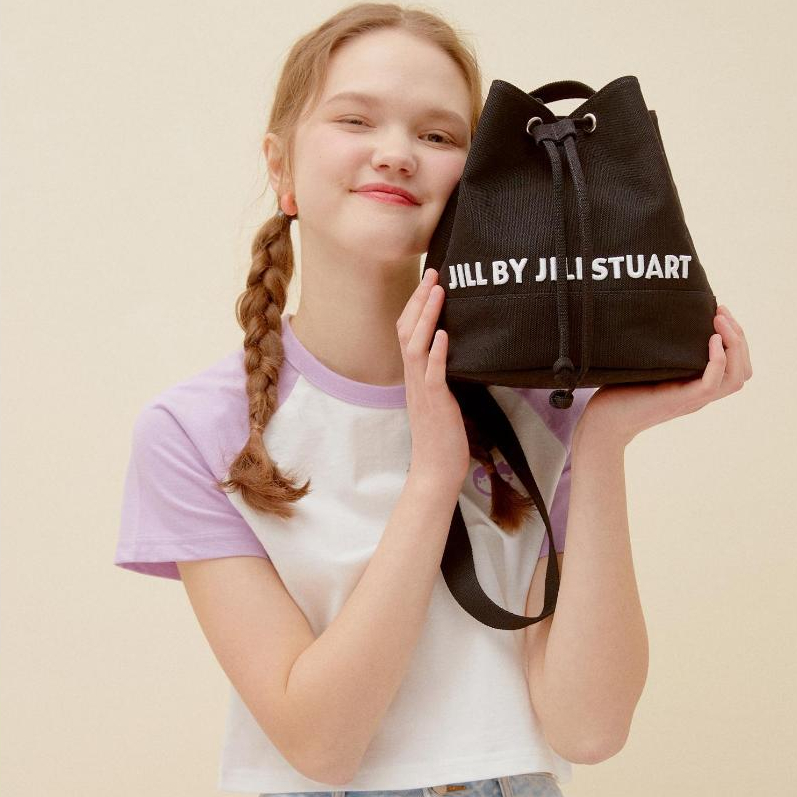 [JILLSTUART]★MOMO CANVAS DRAWSTRING BAG JILLSTUART]☆MOMO CANVAS DRAWSTRING BAG (JILLSTUART
