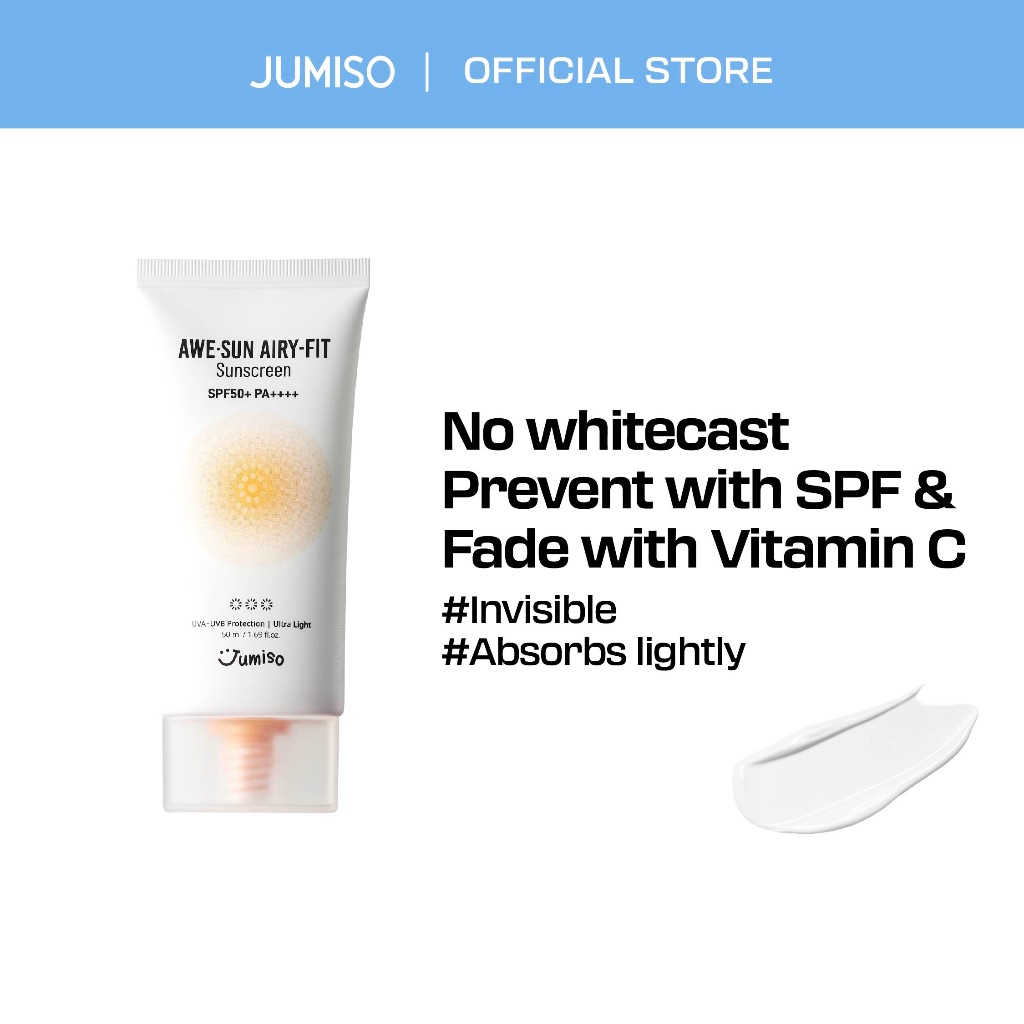 Jumiso Awesun AiryFit Sunscreen Without White Cast Spf50+ Pa++++ 50ml
