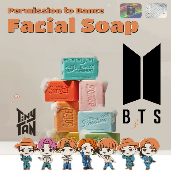 BTS TinyTAN cleansing facial Soap Permission to Dance version (SOAP+BTS ...