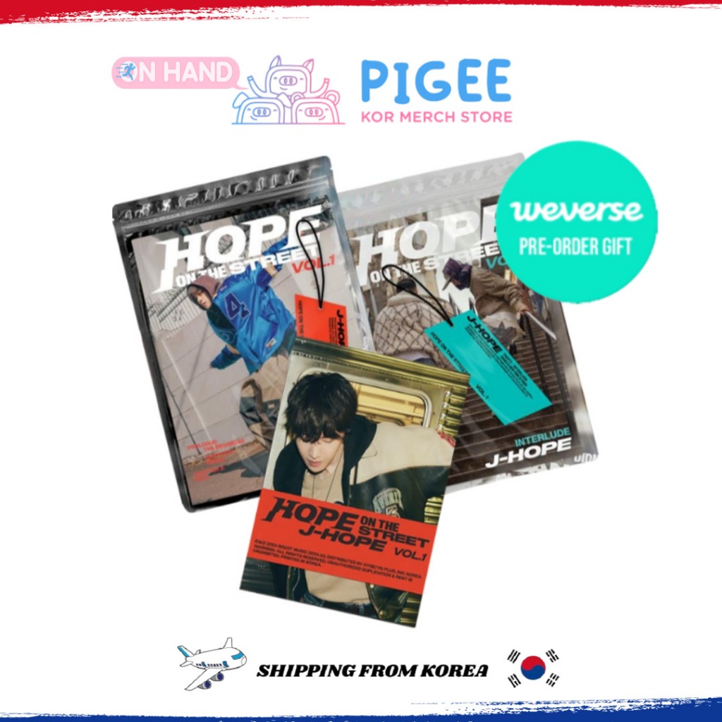 Pob Bts J Hope Hope On The Street Vol 1 Special Album Shopee