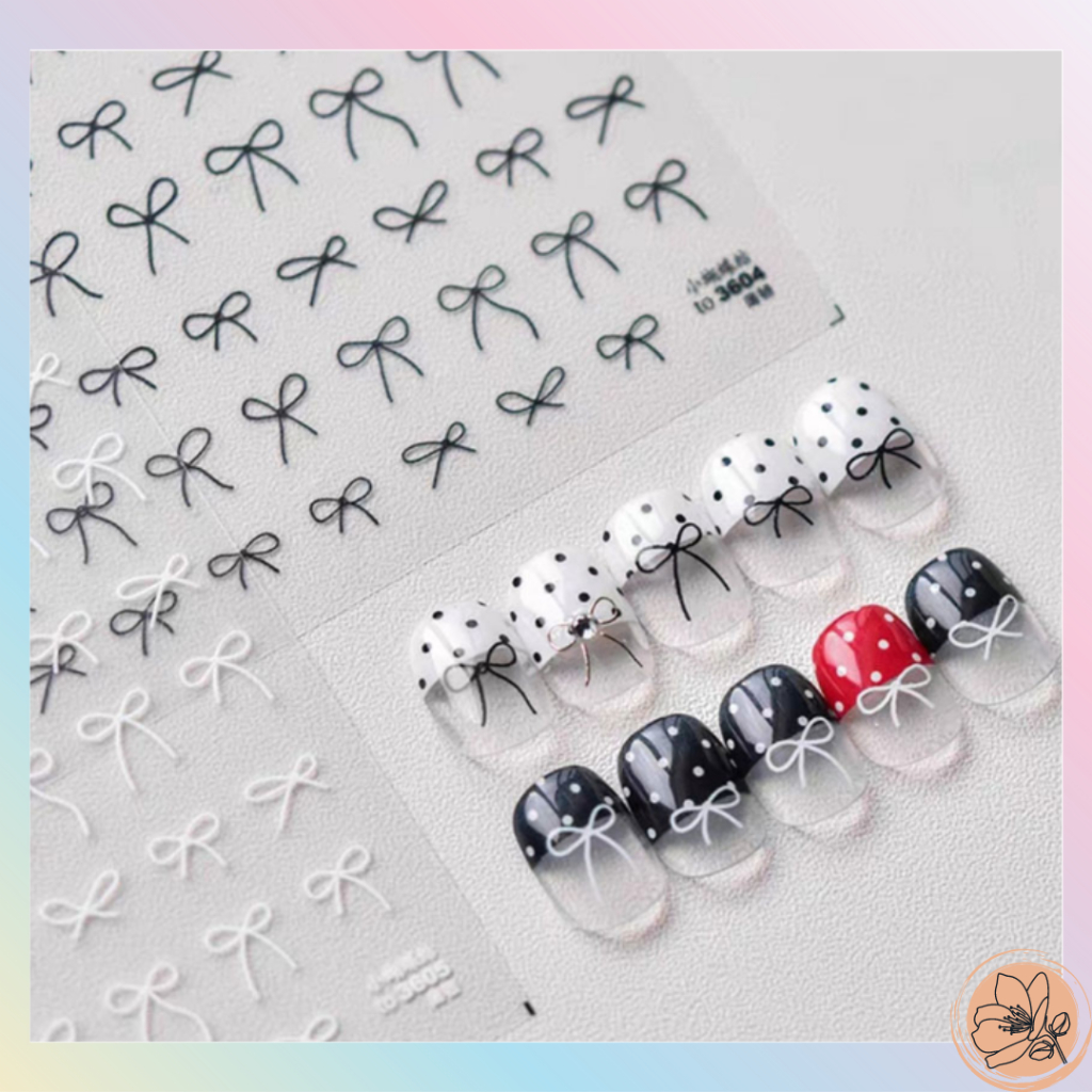 Ribbon Knot Wire Sticker | Shopee Philippines