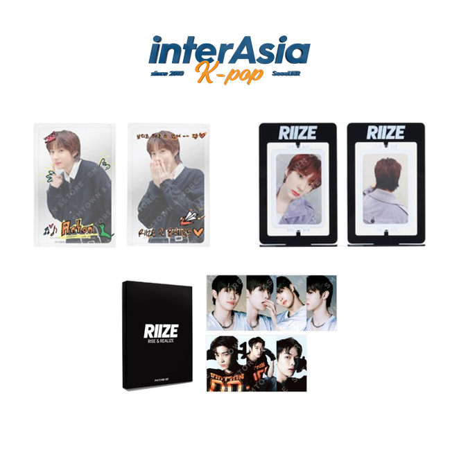 RIIZE UP - LAYERED PHOTOCARD, POSTCARD SET, ACRYLIC TURNING STAND SET ...