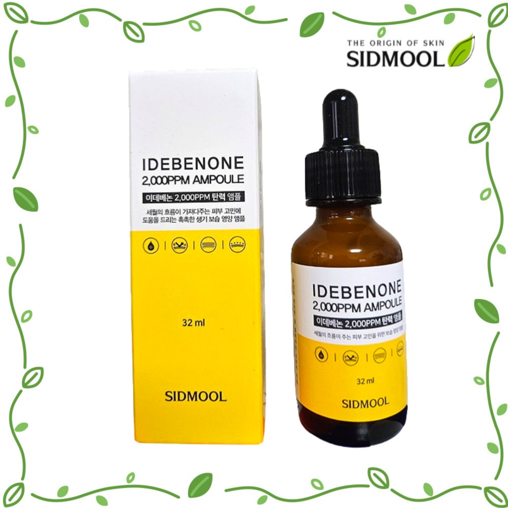 SIDMOOL IDEBENONE 2,000ppm Ampoule 32ml | Shopee Philippines