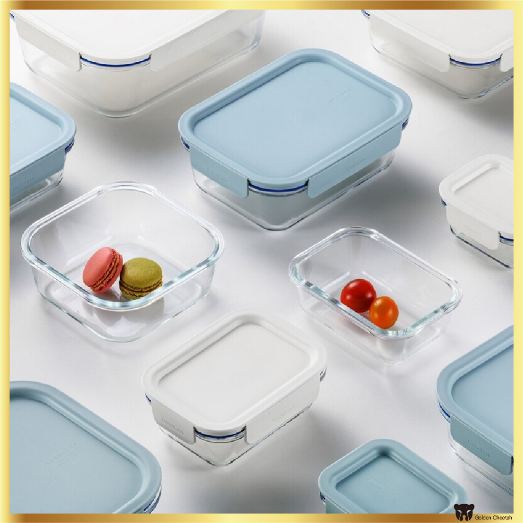 LocknLock Airtight Glass Food Container THE CLEAR 2colors 8sizes ...