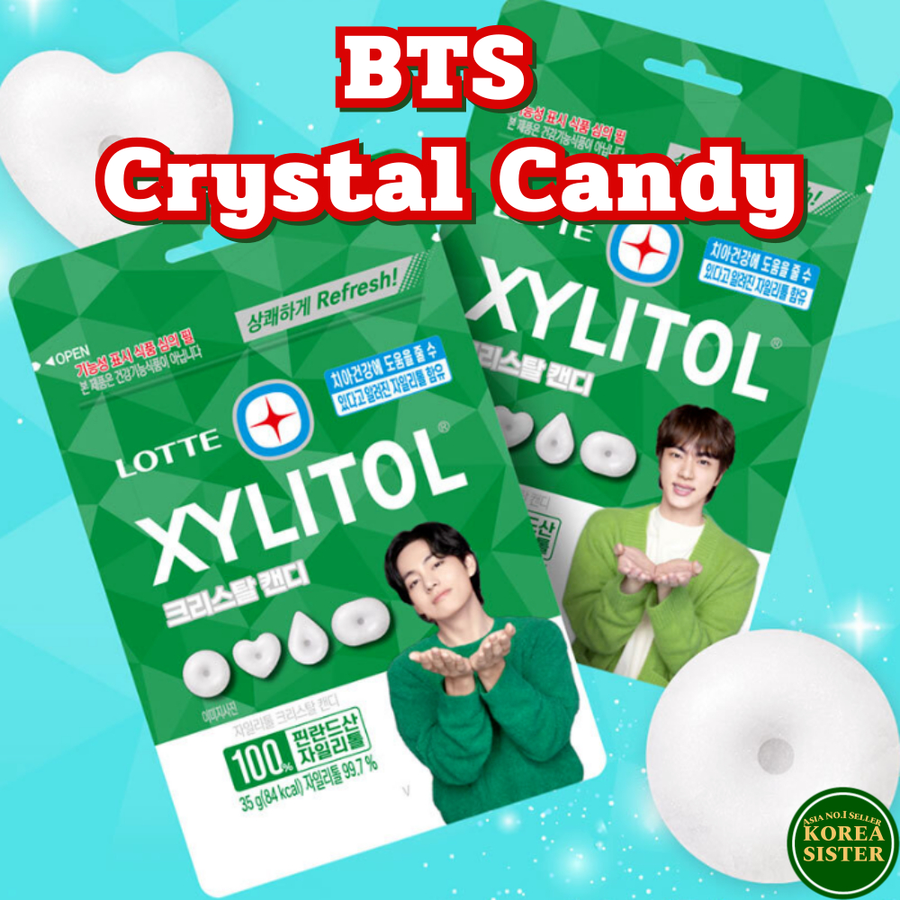 BTS Xylitol Crystal Candy 175g(35g X 5ea) / korea / suga free / fat