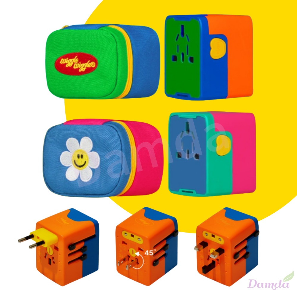 Wiggle Wiggle Color Block Adapter SET 2 Types | Shopee Philippines