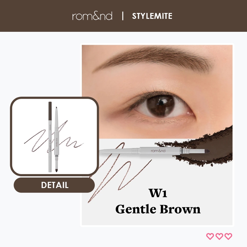 STYLEMITE & Up To ₱100 Voucher] Rom&nd ROMAND Han All Sharp Brow